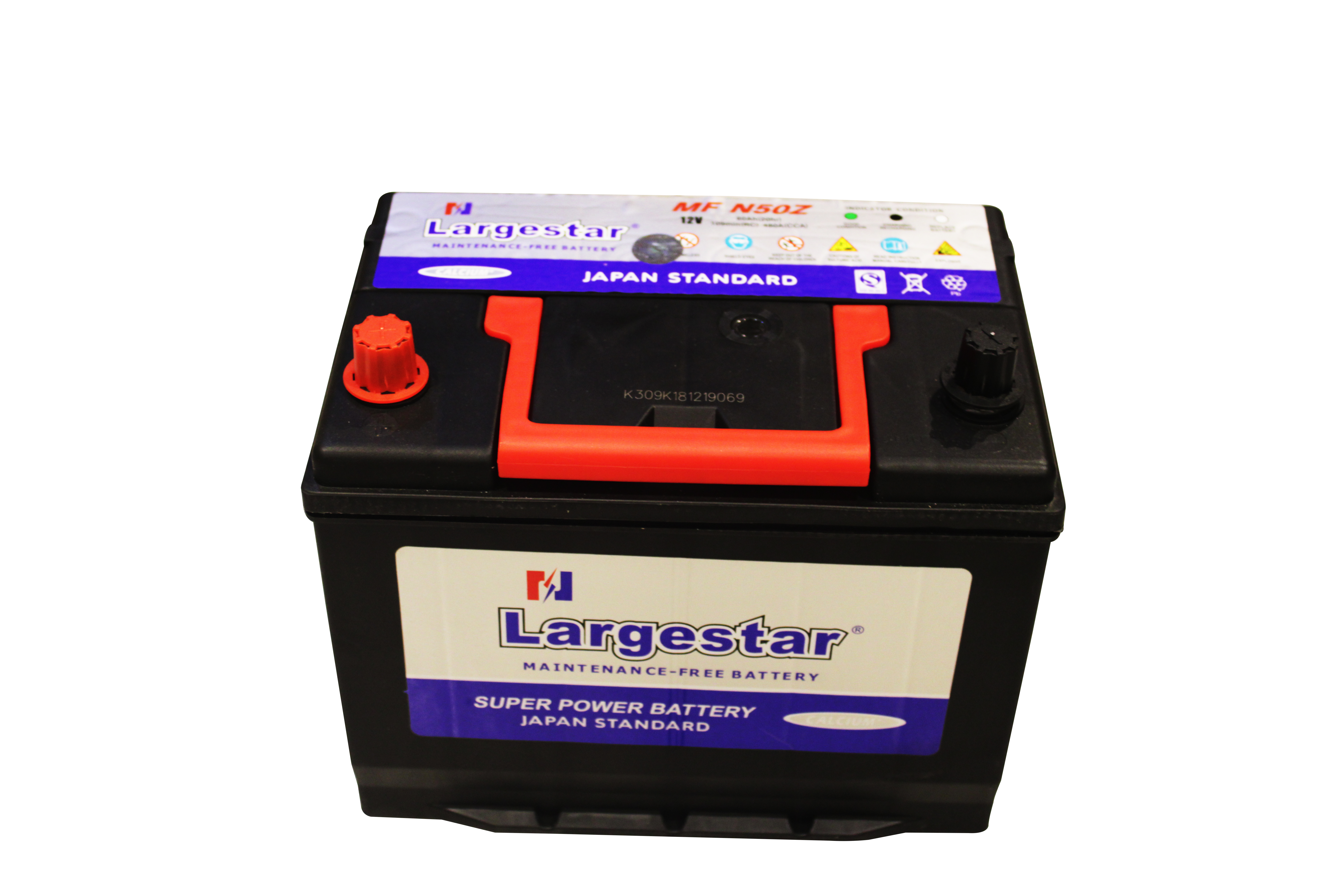 Batterie-voiture T/N sans entretien 60AH MFN50Z Largestar